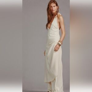 Zara Cream Halter Dress NWT (99$)